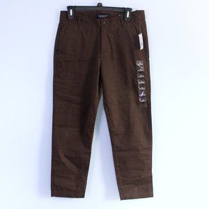 PACSUN : Brown Slim Tapered Pants